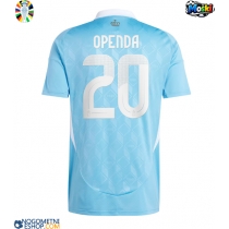 Moški Nogometni dresi Belgija Lois Openda #20 Gostujoči EP 2024 Kratek Rokav